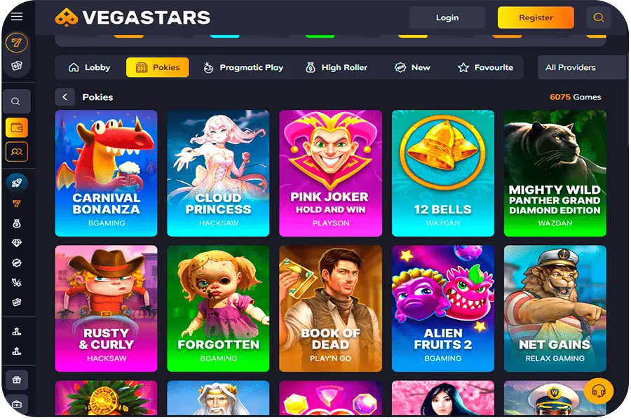 Vegastars Pokies